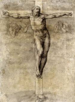 Poisonwasthecure:  Christ On The Cross Michelangelo 1541 