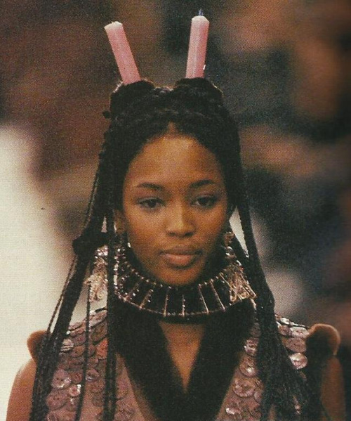 90srunway - Naomi Campbell, Jean Paul Gaultier F/W 1994