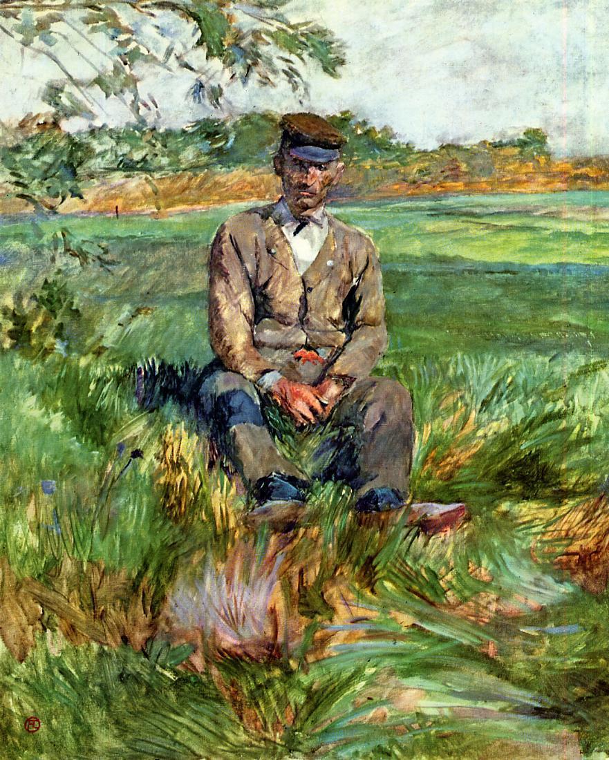 vanfullersublime:   A Laborer, Toulouse-Lautrec 