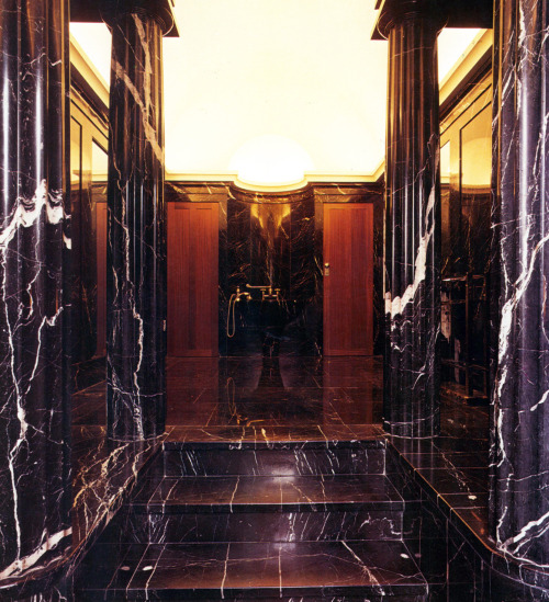 archiveofaffinities:Adolf Loos, Villa Karma, 1st Floor Bathroom, Clarens, Switzerland, 1903-1906 