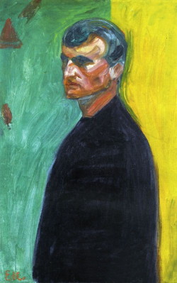 brazenswing:  Edvard Munch: Self-Portrait