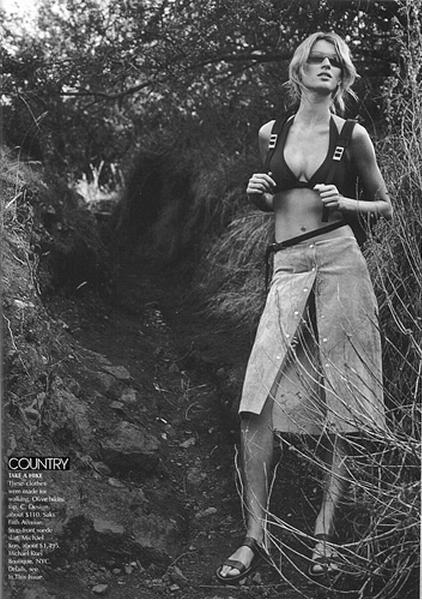 justgisele:   Gisele Bündchen for Vogue US 2001. Photographed by Michael Thompson.