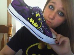 biersacknotbieber:  Catwoman Chucks <3