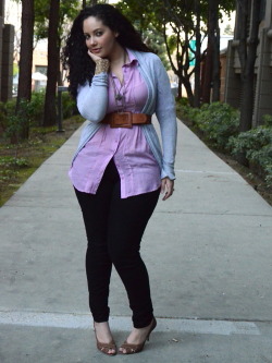 Curvy fashion model.[follow for many more