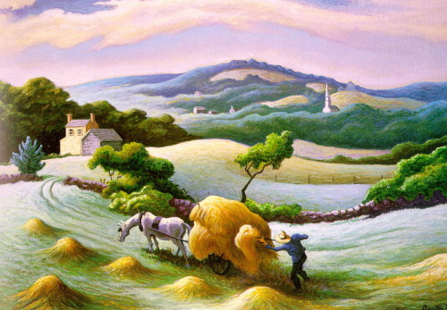 paperimages: Thomas Hart Benton, Chilmark Hay