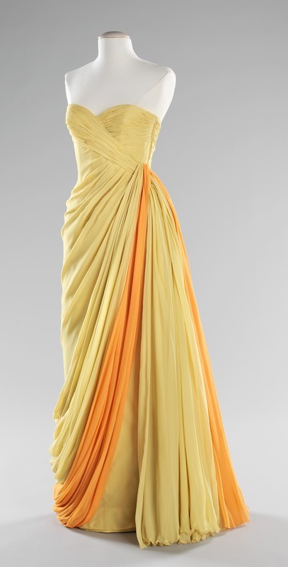 omgthatdress:  Jean Dessès dress ca. 1965 via The Costume Institute of the Metropolitan