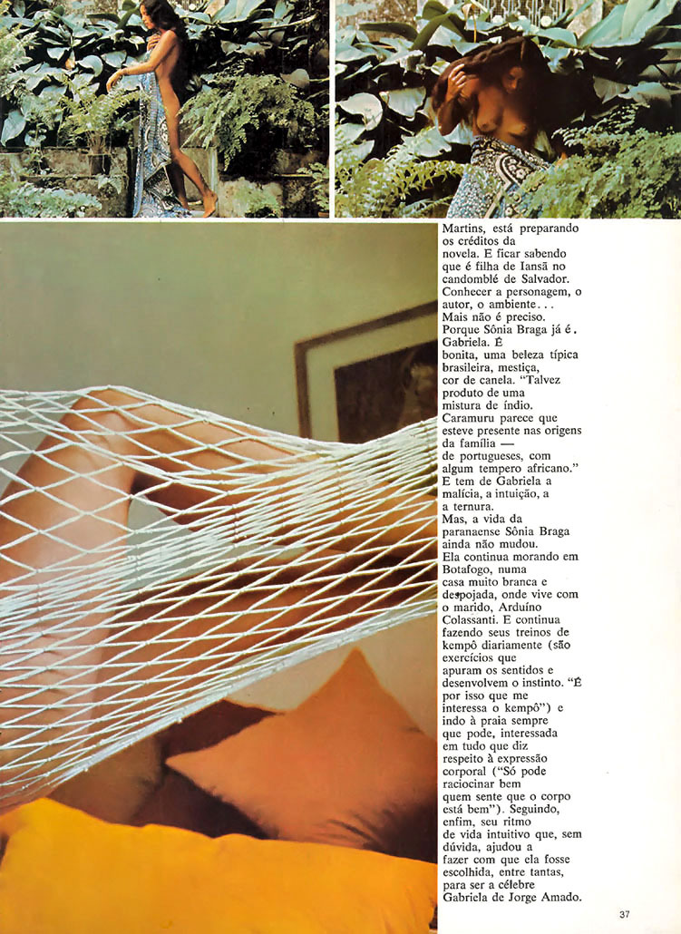  Sônia Braga from Status magazine, 1975 