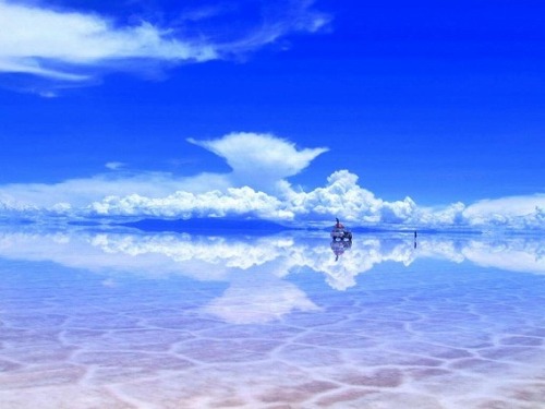 天空を映す地球最大の鏡、ボリビア「ウユニ塩原」絶景写真:カラパイア