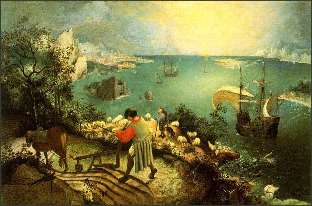 Pieter Bruegel the Elder, Landscape With The Fall of Icarus.