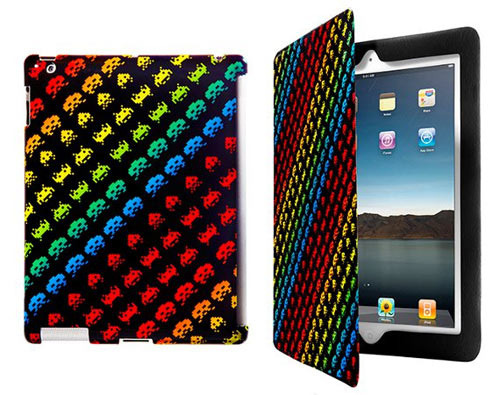 mblng:  SPACE INVADERS Are Here! Casings For iPad & iPhone The guys at Case Scenario have revived the pixilated aliens from the classic ’80s video game Space Invaders to year 2011! These cases for iPhone 4, iPad 2 & iPod Touch are made up of