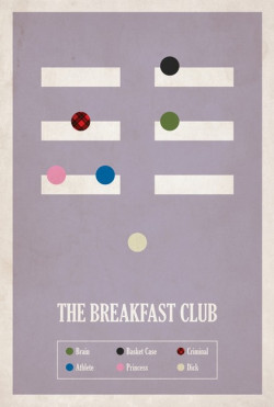 designoclock:  The Breakfast Club Print by