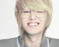 lovelyonew:  blonde Onew!!!  O.M.F.D :|||||