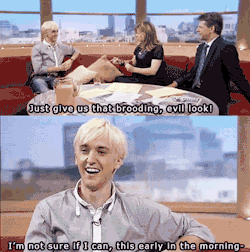 sugar-shark:  team-free-will-stole-the-tardis:  I love how he goes from Tom to Draco so quickly   isaaclorand