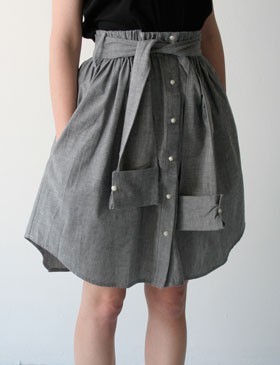 tonsoffuckinsequins:  icouldmakethat:  create: Father’s Day Dress Shirt Skirt -