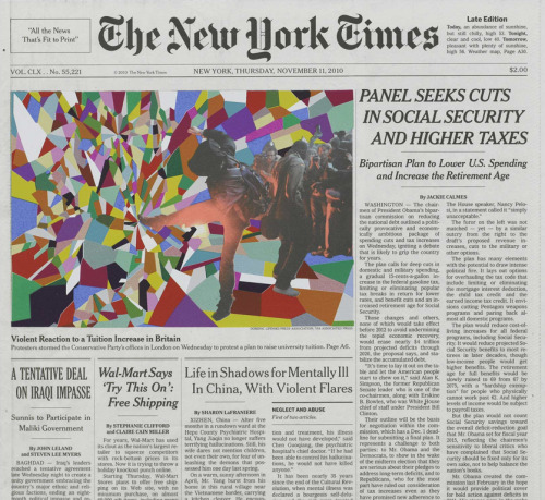 vanstanley:  Fred Tomaselli paints intricate psychedelic patterns onto covers of the New York T