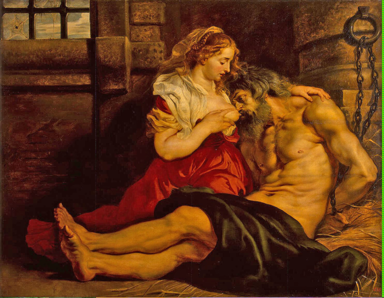 vanfullersublime:   Roman Charity, Peter Paul Rubens 