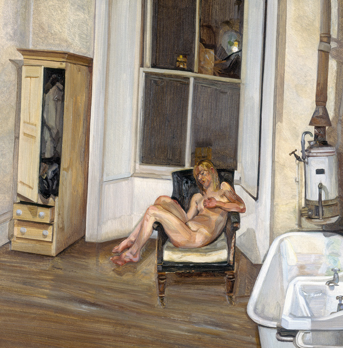 rustybreak:  Night Interior by Lucian Freud. 