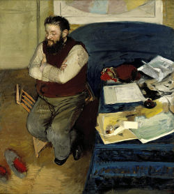 antonio-m:  Portrait of Diego MartelliEdgar Degas, 1879National Gallery of Scotland, Edinburgh Submitted: J. Zaugg 