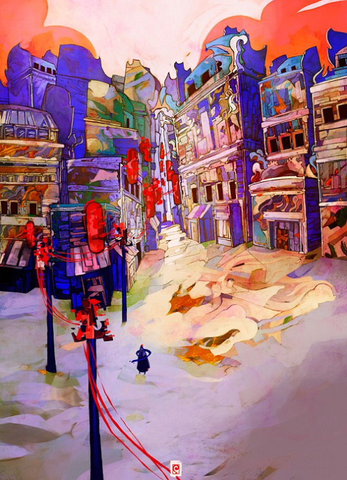 toelle:  Cityscape by Emmanuel Malin 