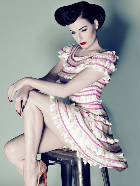 welovedita:  Dita Von Teese in Madison Magazine 