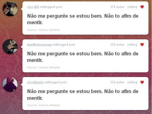 adolescenteemcriise:   E mesmo não estando, a gente sempre vai dizer que está bem.   