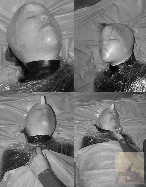 Wrapp tightly in plastic and with a small size latex glove over his head!