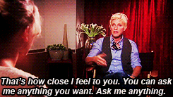 ayeitsseena:  LOL oh Ellen x) 