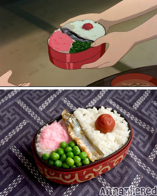 lamereferencejokeinmyurl: sweetappletea: Foods that appeared in Ghibli movies, recreated in real lif