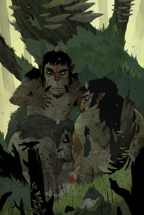 themantablog:Loving me these Hobbit illustrations by Sam Bosma, who, as I learned from his site, is 