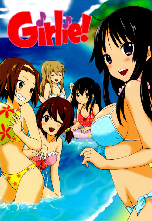 Girlie! (Part 2 only – Secret Idol 3) by Tachinomi-ya There are four different stories in this doujin, but only one is yuri. The art is pretty mediocre. A K-On! yuri doujin that contains schoolgirls, pubic hair, censored, toys (dildo, strap-on),