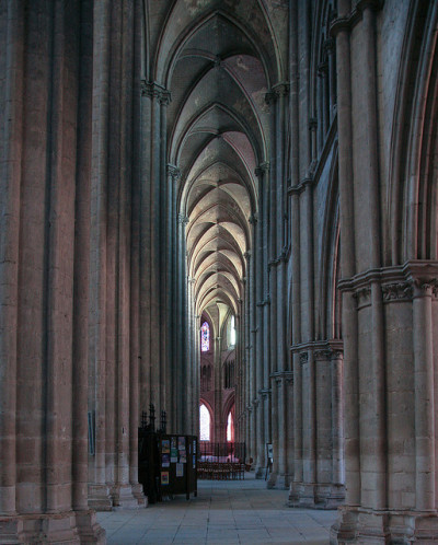 Bourges Cathedral - Inner Aisle by Stan Parry on Flickr.