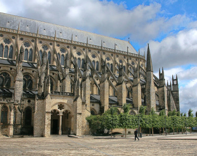 Bourges Cathedral - South Flank by Stan Parry on Flickr.