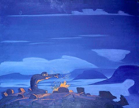 Nicholas Roerich, Spell Words, 1922