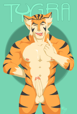 unafkennyart:  yaoi4nerds:  Tygra from The Thundercats drawn by sablechan  Oh hey my art :D