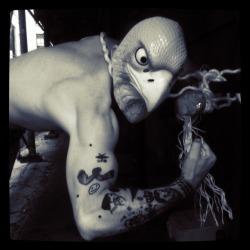 krysfox:  CHICKEN HAWK Photo by KRYS FOX NYC SEPT 2011 Model: SCOOTER LaFORGE  Antifaz&hellip;