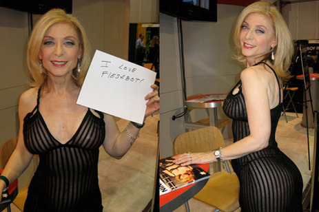 someone sent me this, this is Nina Hartley, a professional porn actress, but with