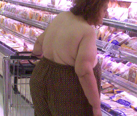 0ver-doze:  That awkward moment when you cant find a bra so you just stuff your tits in your pants. 