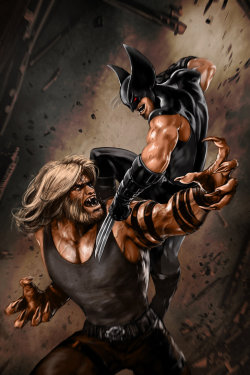 wolverineholic:  Logan vs. Sabretooth by