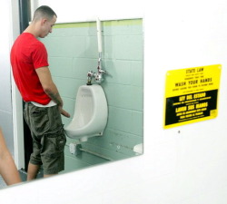 Sneaky bathroom mirror