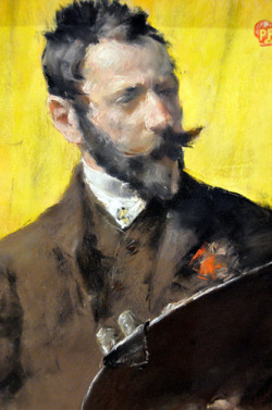 mirrormoves:  William Merritt Chase self portrait 