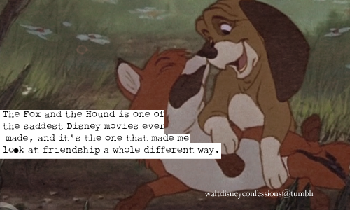 The Fox And The Hound Sad Scene Walt Disney Confessions