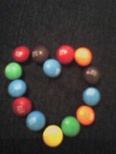 Desenhos com M&M's