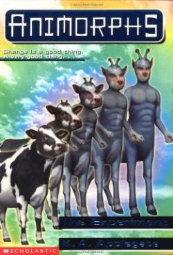 katyanoctis:   froth: But you can’t judge a book by its cover, dammit! In actuality, the grave seriousness of Animorphs is what stands out most in my memories. This isn’t 10,000 pages of kids turning into butterflies. It’s a 10,000 page chronicling