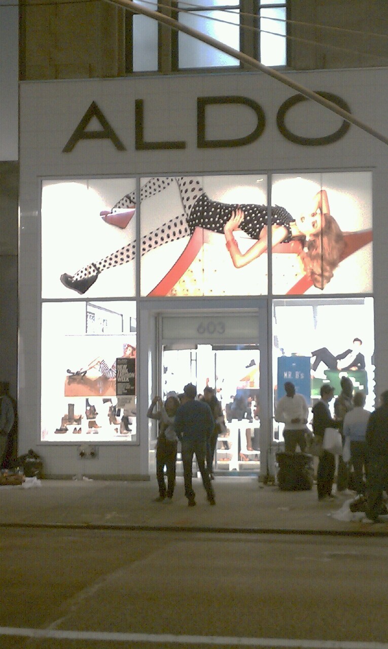 Aldous, I knew you were fashionable, but&hellip;