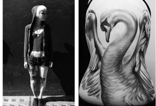 immeiko:  “My body is a canvas for other artists to express themselves on.” - Grace Neutral (Body Piercer) 