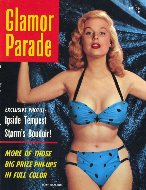 theniftyfifties:  Betty Brosmer ~ Glamor Parade, 1950s   BIG PRIZE PIN-UPS!
