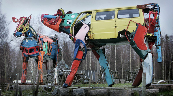 mounts:  The education section of Helsinki-based sculptor Miina Äkkijyrkkä’s