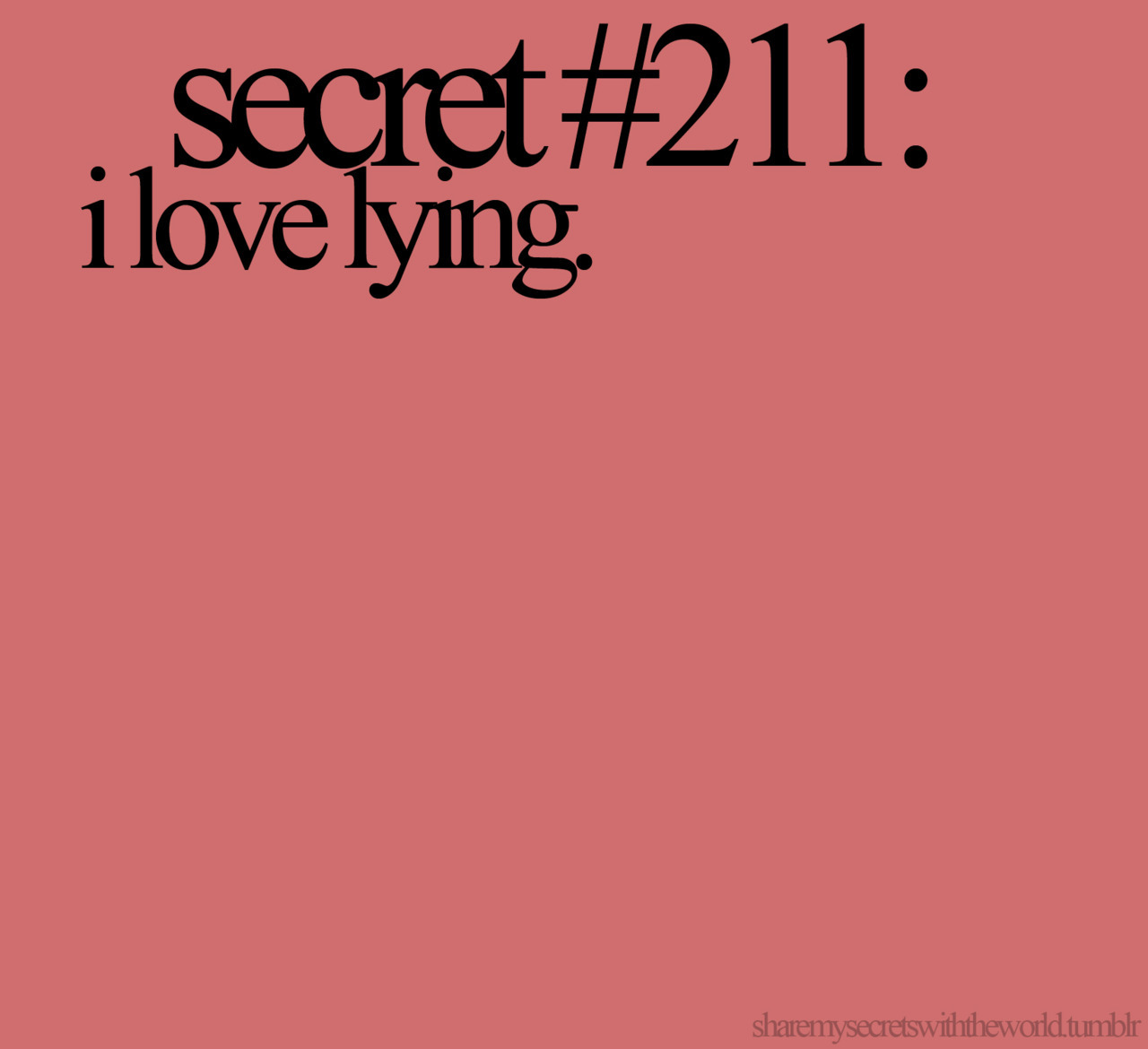 Share My Secrets With The World