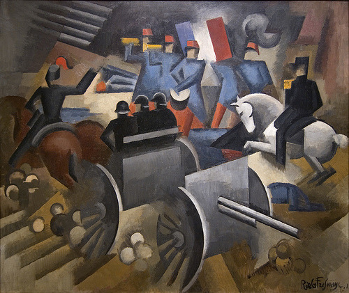 lustforthemoonlight:  Artillery, 1911 (by Maulleigh) Roger de La Fresnaye (French,