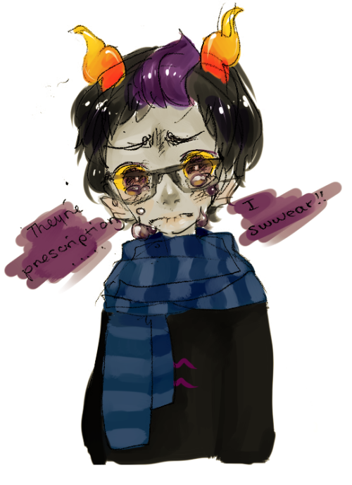 eridan&ndash;ampora: they’re prescription i-i swwear